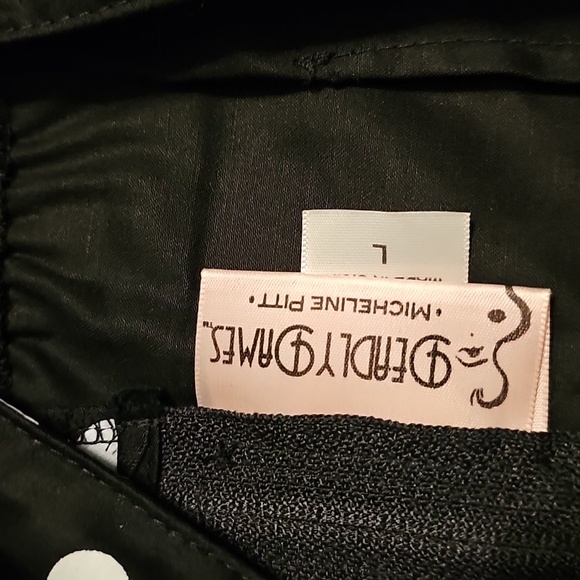 L Deadly Dames Polka Dot Halter, Like New! - Picture 2 of 2